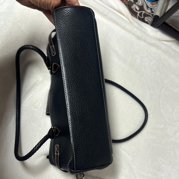 Vintage Brighton Black Shoulder Bag Classic Design with Dustbag - Picture 8 of 16